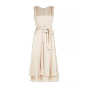 Hobbs London Women's Viola Blush Dress Size 2